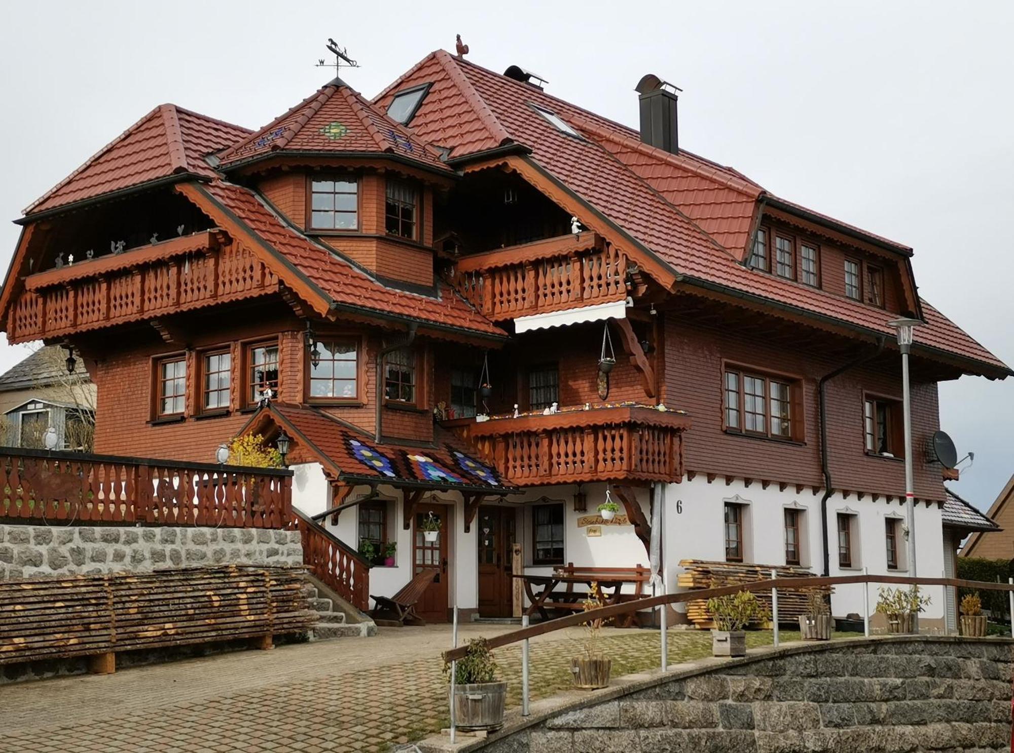 Ferienwohnung Steinbuehlschloessle Schönwald Bagian luar foto
