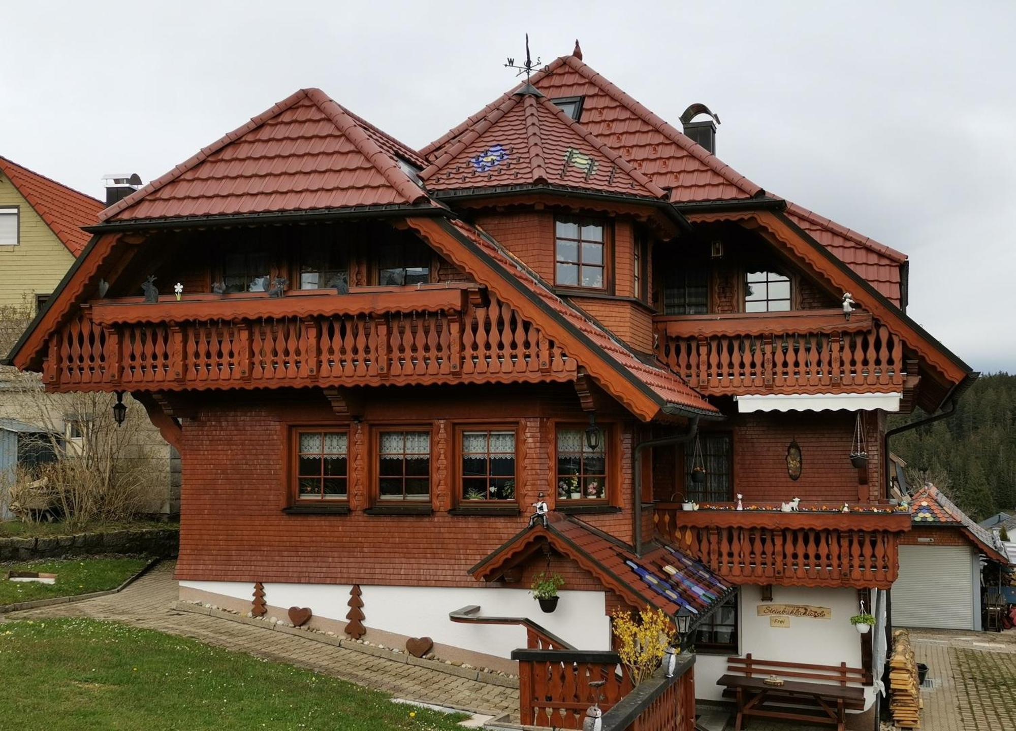 Ferienwohnung Steinbuehlschloessle Schönwald Bagian luar foto
